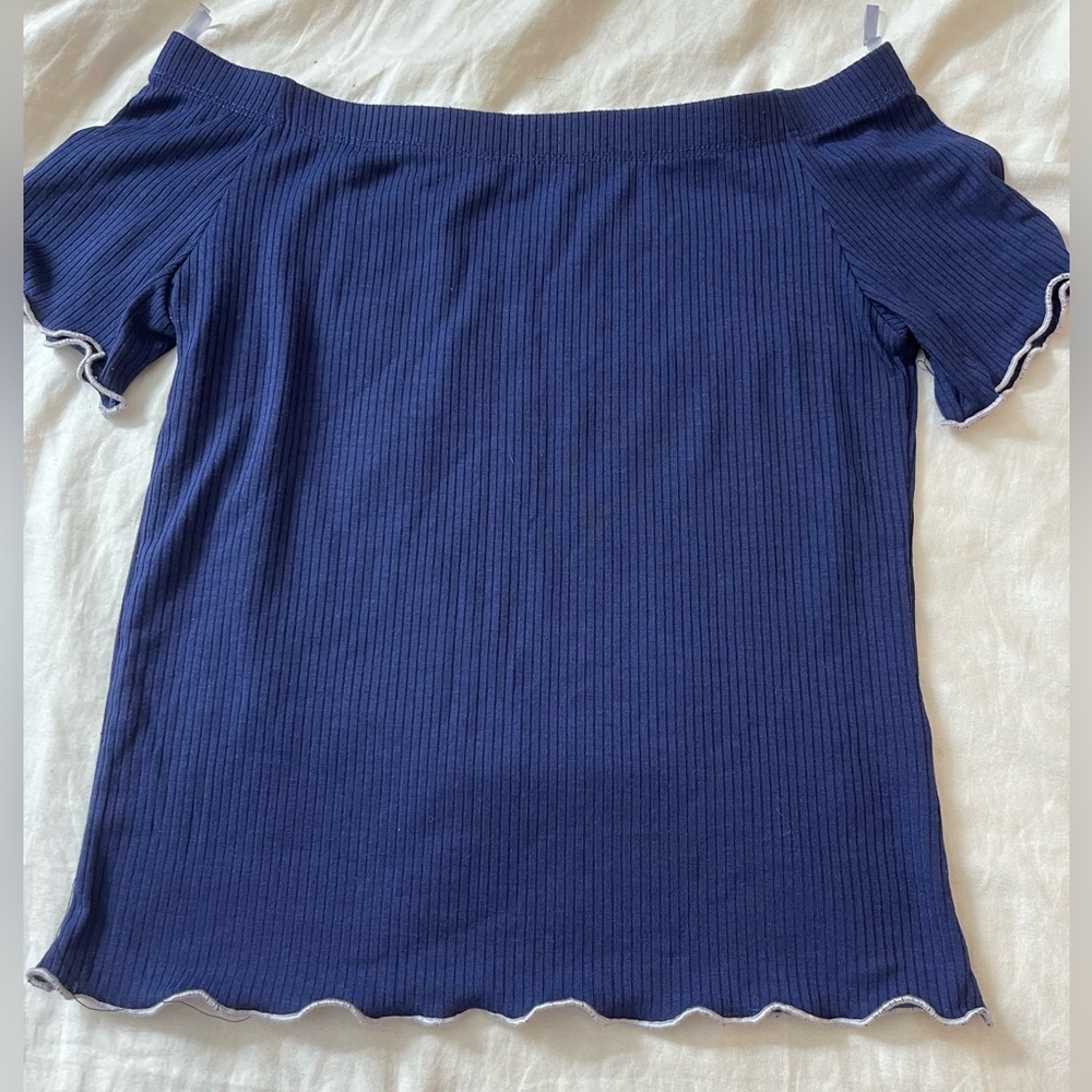 Navy blouse